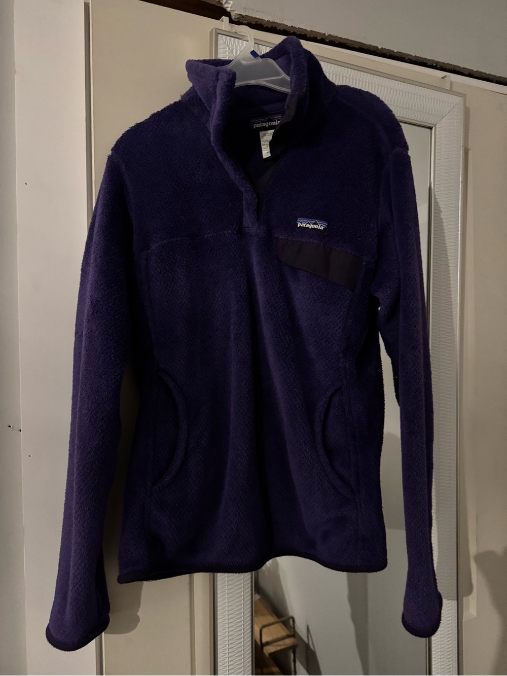 Patagonia Deep Purple Fleece Quarter-Zip Pullover